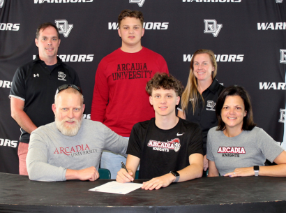 Senior volleyball player (outside hitter) Trevor Johnson signed with Arcadia University – Division III